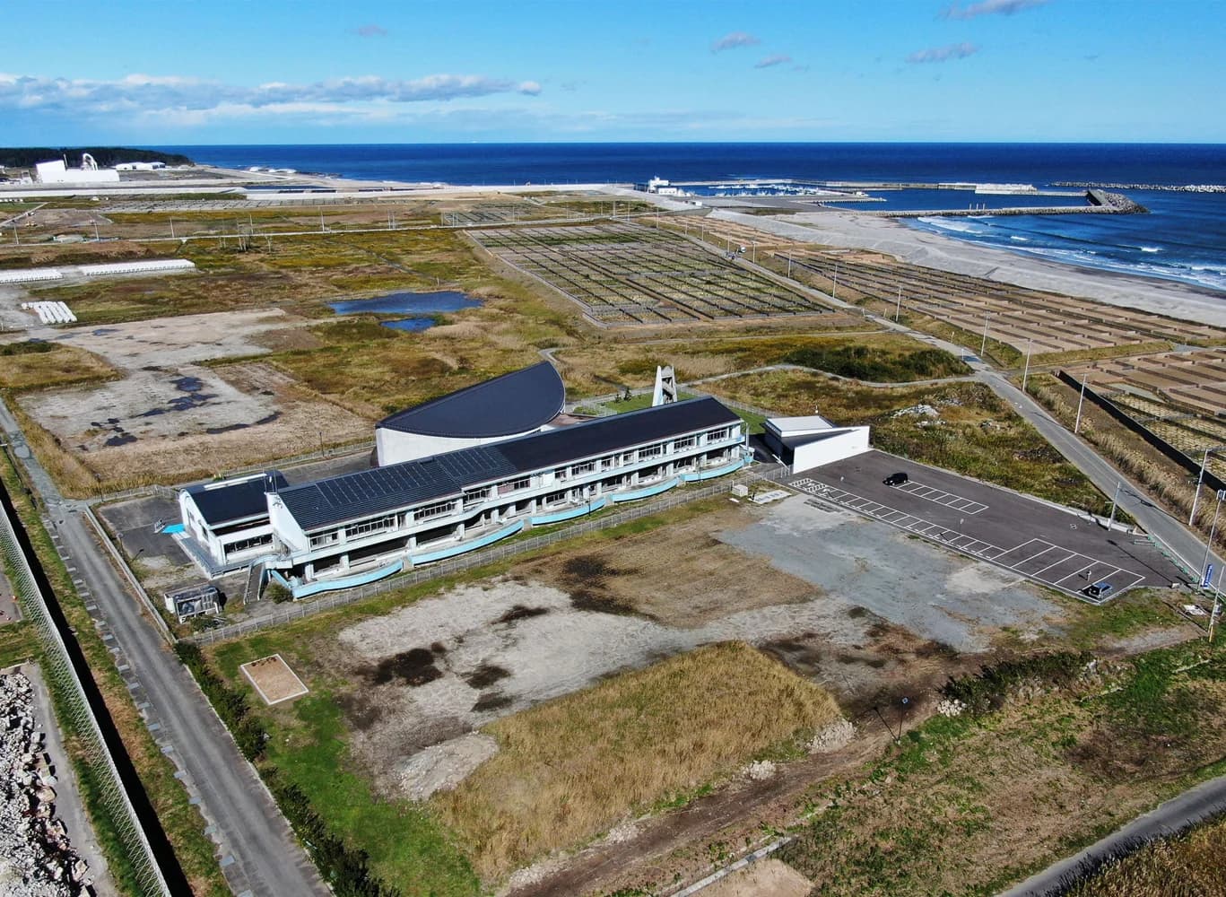 震災遺構・浪江町立請戸小学校紹介用イラスト（実景写真ではありません）